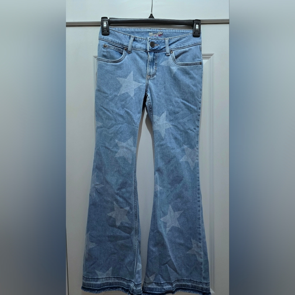 Wrangler Light Blue Star Flare Jeans